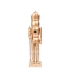 Winter Charm Wooden Gold Christmas Nutcracker 38cm - Pole