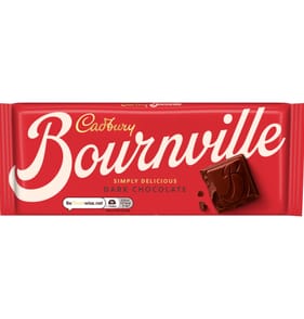 Cadbury Bournville Dark Chocolate Bar 180g