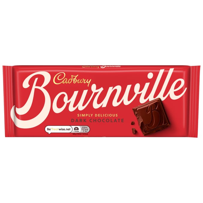 Cadbury Bournville Dark Chocolate Bar 180g