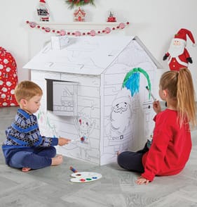 Sleigh Bells Colour Your Own Santa's Workshop