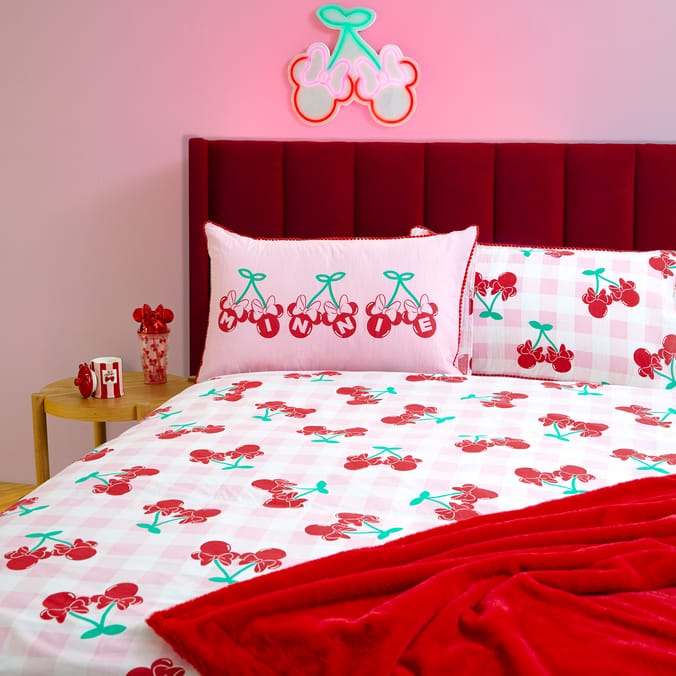Disney Minnie Mouse Cherries Duvet Set - Single