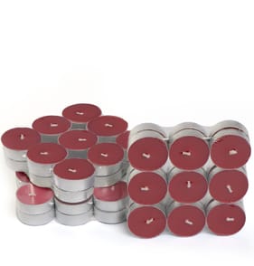 Wickford & Co Scented Tealights 18 Pack - Dark Cherry x3