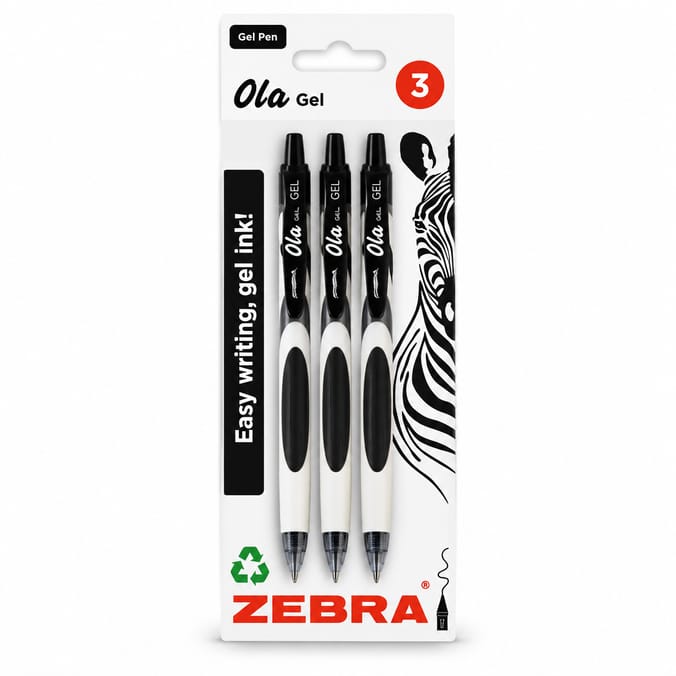 Zebra Ola Gel 3PK