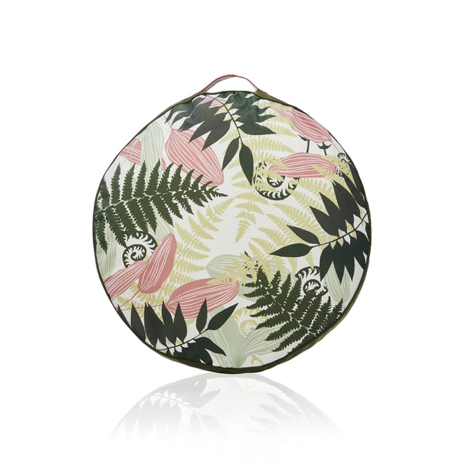 The Outdoor Edit Round Floor Cushion - Green