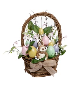 Hoppy Easter Easter Basket Decoration - Rabbit