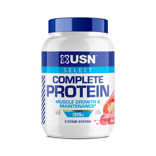 USN Select Complete Protein 750g Strawberry Home Bargains