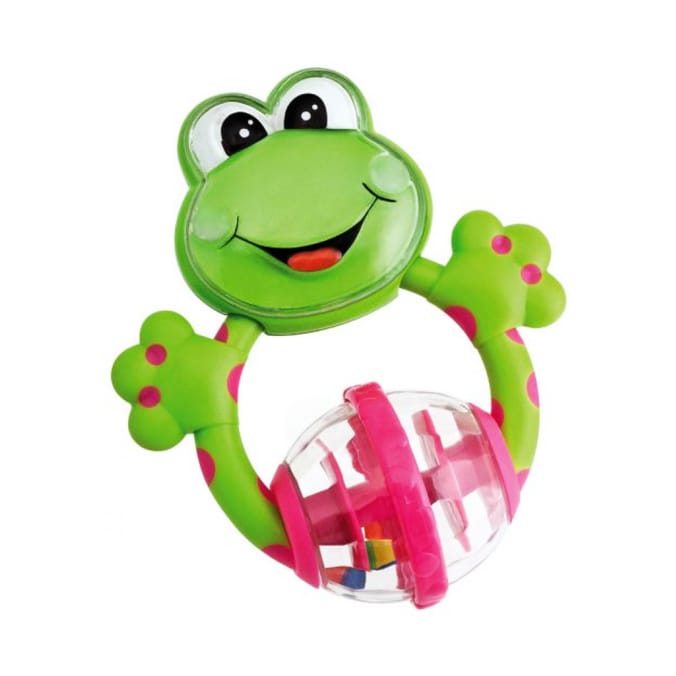 Chicco Frog Teething Rattle