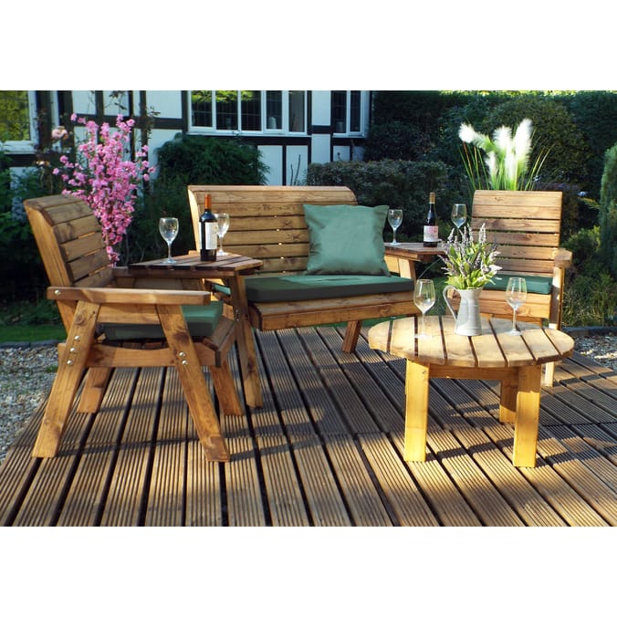 Charles Taylor 4 Seat Round Coffee Table Set