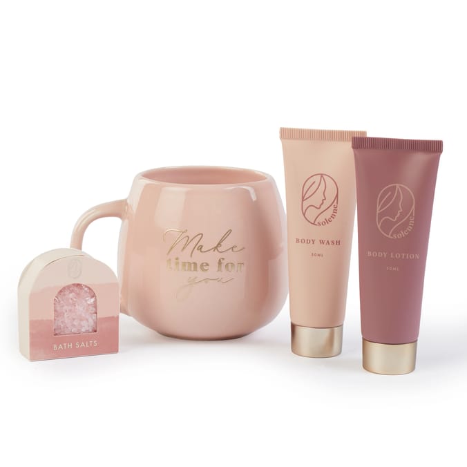 Solenne Mug & Bath Treats Set