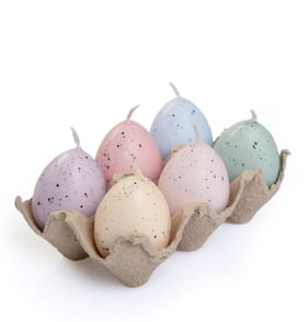 Easter Wishes Pack Of 6 Egg Candle
