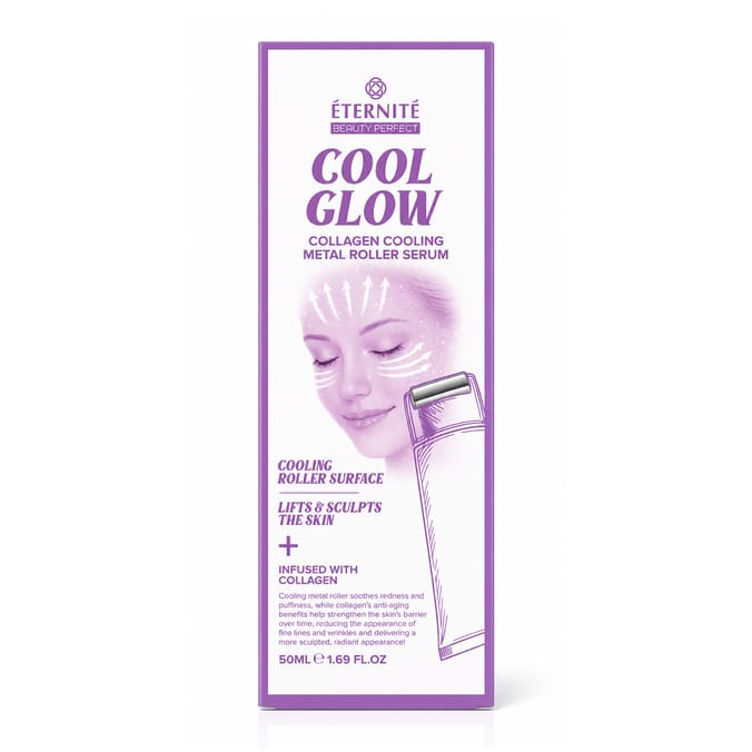 Eternite Cool Glow Collagen Cooling Metal Roller Serum 50ml