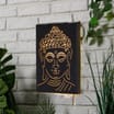Firefly Metal Wall Art Solar Light - Buddha