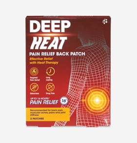 Deep Heat Pain Relief Back Patch 2 Patches