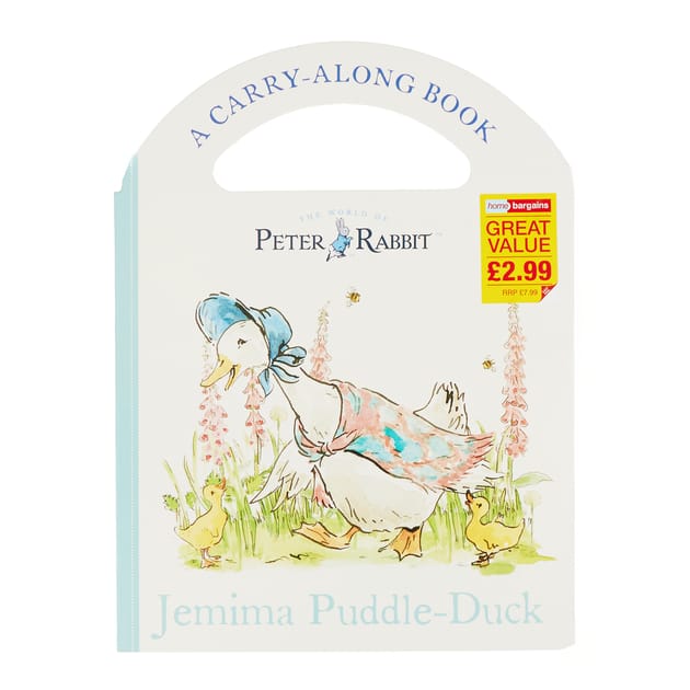 Peter Rabbit Carry Along Board Book - Jemima Puddle-Duck | Home Bargains