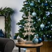 Frosted Spirit LED Beaded Light-Up Tree