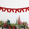  Winter Charm 1.8m Velvet Bow Christmas Garland