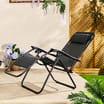 The Outdoor Living Collection Zero Gravity Reclining Chair - Black