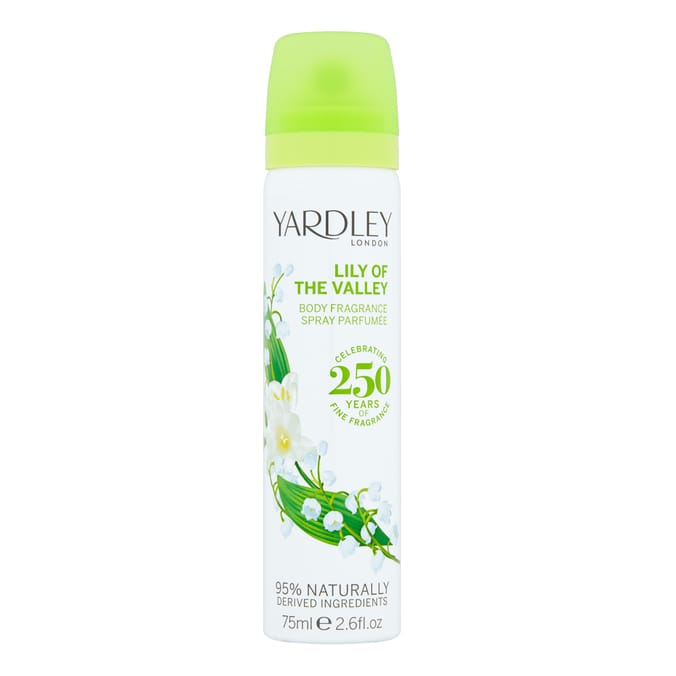 Yardley London Body Fragrance 75ml - Lily Of The Valley