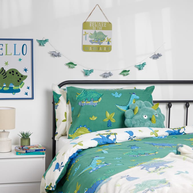 The Kids Edit Dinosaur Single Duvet Cover Set