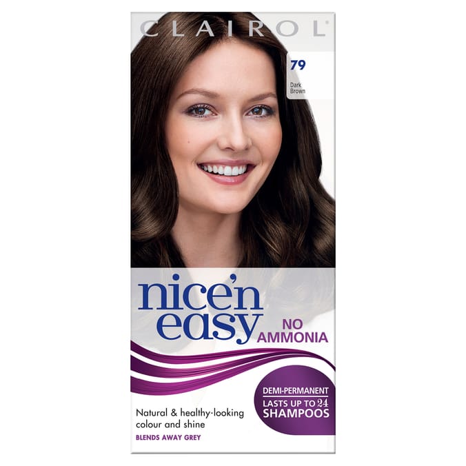 Clairol Nice'n Easy No Ammonia Hair Dye - 79 Dark Brown