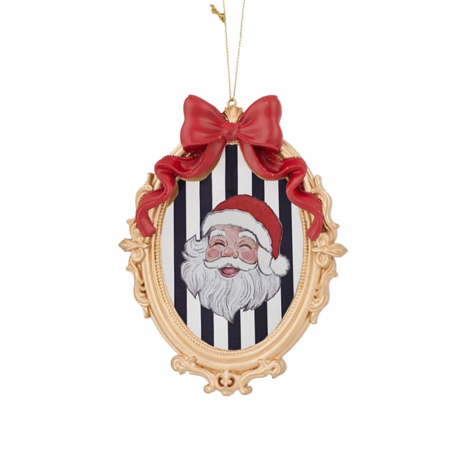 The Lifestyle Edit Timeless Christmas Hanging Plaque Decoration Assorted