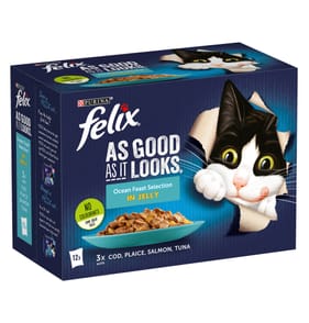 Felix As Good As It Ocean Feasts Selection in Jelly 12 x 85g