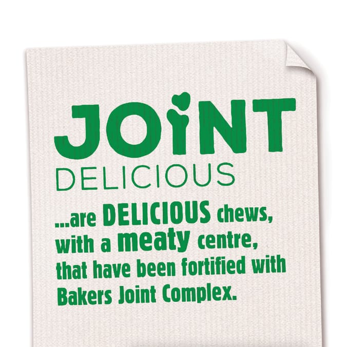 Bakers Joint Delicious Medium Dog Chicken Dog Chews 6 x 180g