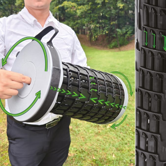 Lakescape Telescopic Portable Stool - Black