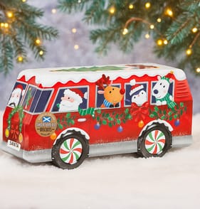 Christmas Camper Van Shortbread Biscuit Tin 320g