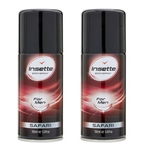 Insette Bodyspray for Men 150ml - Safari x2