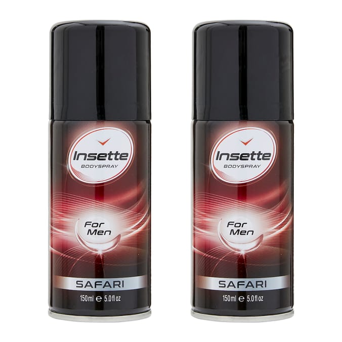 Insette Bodyspray for Men 150ml x2 | Home Bargains