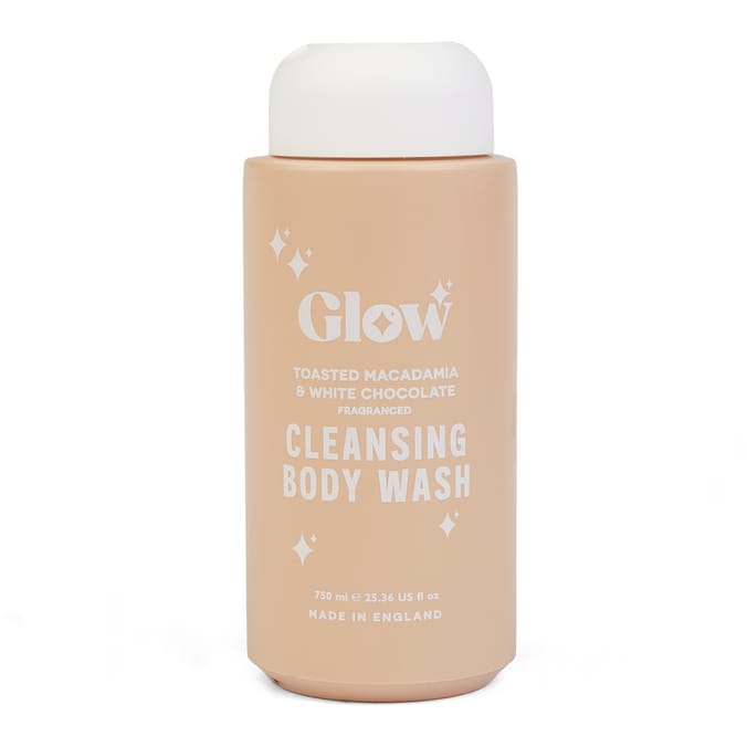 Glow Cleansing Body Wash 750ml - Toasted Macadamia & White Chocolate
