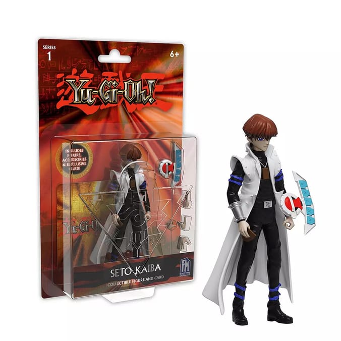 Yu-Gi-Oh! Collectible Figure and Card - Seto Kaiba