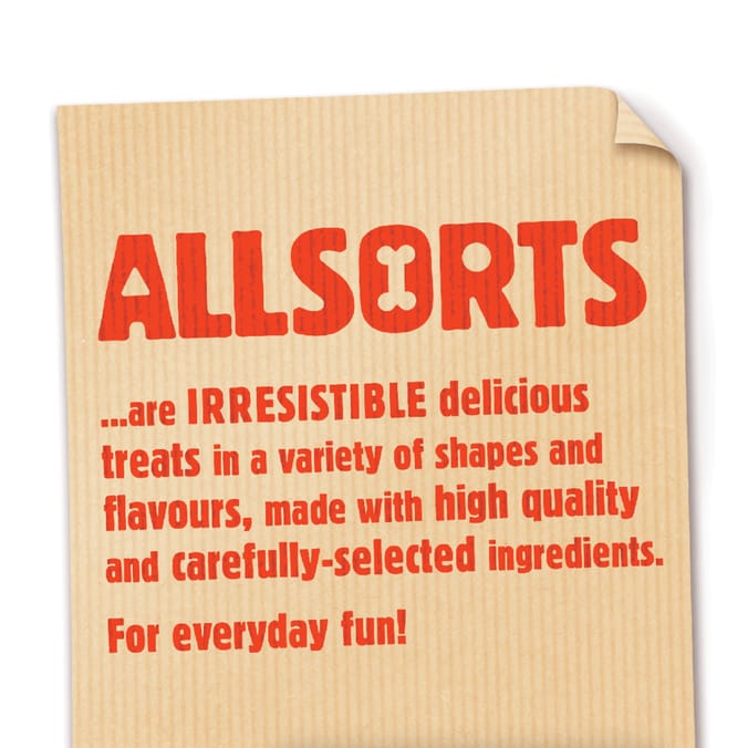 Bakers Allsorts Dog Treats Chicken, Beef & Lamb 6 x 98g