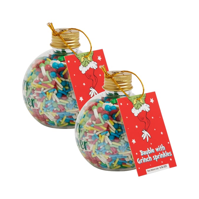 The Grinch Bauble with Grinch Sprinkles 158g x2
