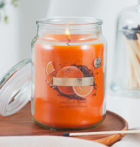 Wickford & Co Scented Candle 18oz Chocolate Orange