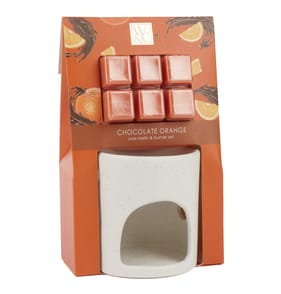 Wickford & Co Wax Melt & Burner Set - Chocolate Orange