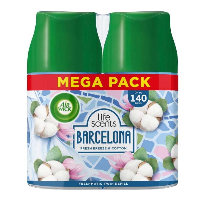 Air Wick Barcelona Freshmatic Autospray Twin Refill 2 Pack