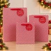 Festive Feeling Gift Bag Set - Candy Cane