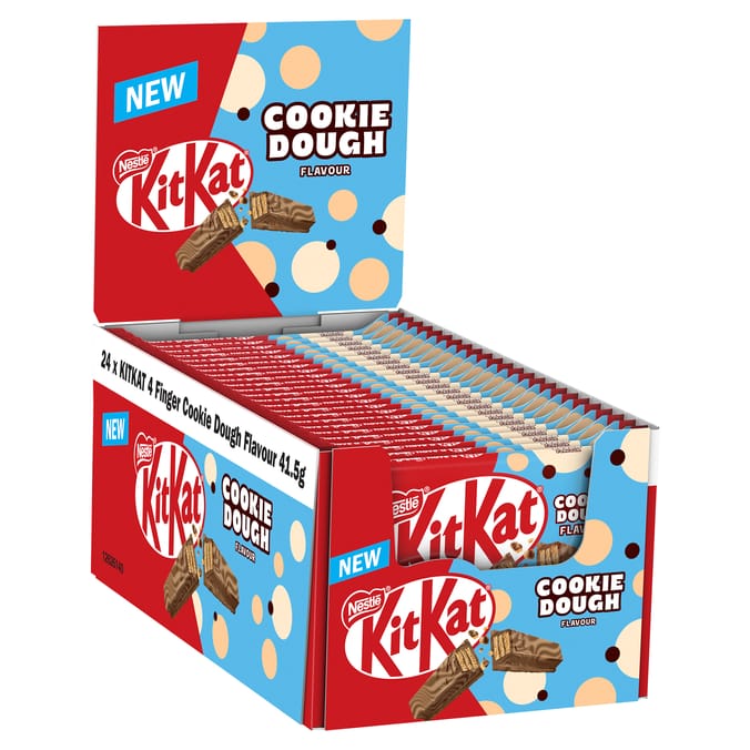 KitKat 4 Finger Cookie Dough Chocolate Bar 41.5g x24