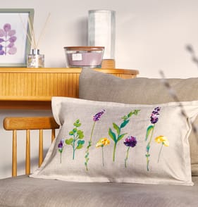 The Lifestyle Edit Embroidered Cushion