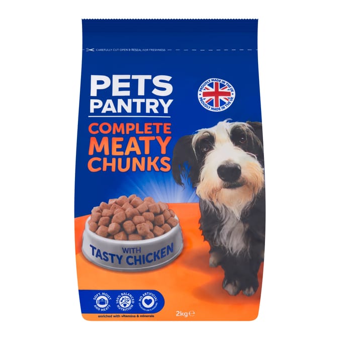 Hi Life Pets Pantry Complete Meaty Chunks with Tasty Chicken 4 x 2kg Bag