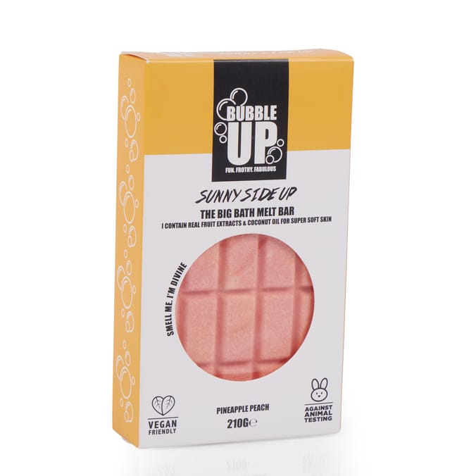 Bubble Up Bath Melt Bar 210g - Pineapple Peach 