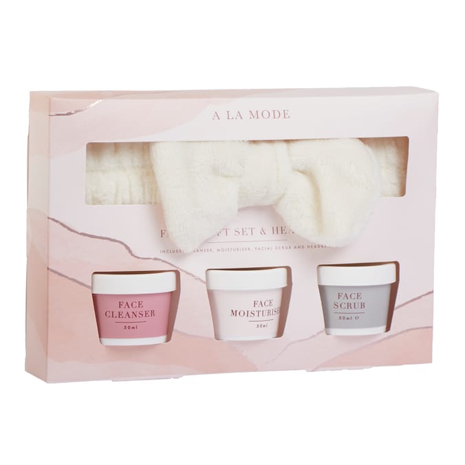 A La Mode Facial Gift Set & Headband 