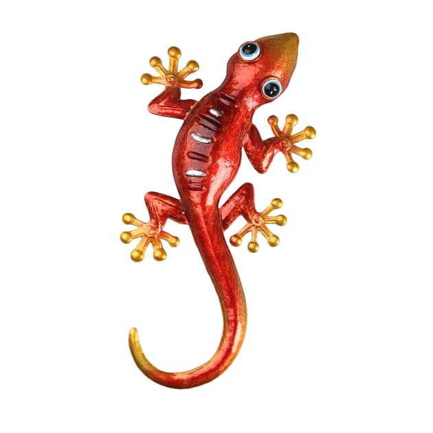 Jardin Metal Lizard Garden Wall Art Home Bargains