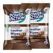 Power Action XL Leather Wipes x2