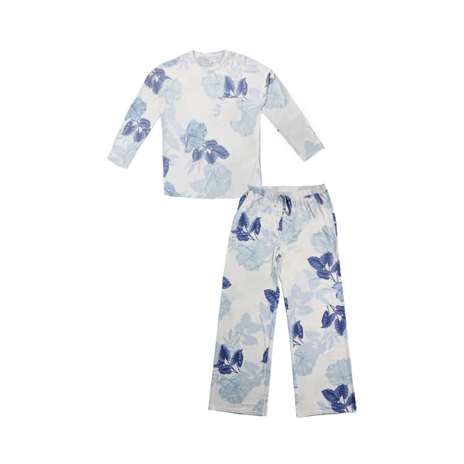 Originals Ladies Blue Floral Pyjama Set
