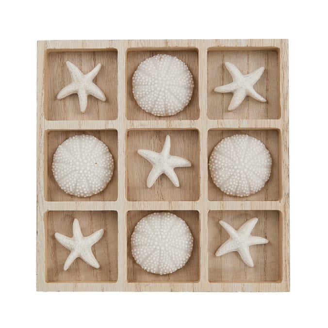 Coastal Noughts & Crosses Decoration