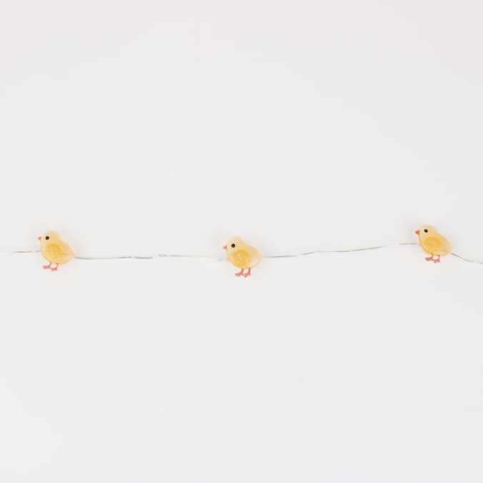 Happy Easter 20 LED Battery Operated Copper Lights