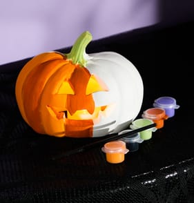 Hallow Scream Paint Your Own Pumpkin Lantern